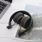 Headphones “W19 Easy move” wireless and wired telescopic head beam
