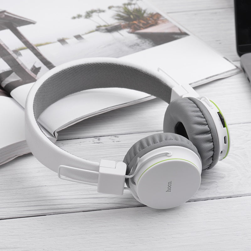 Headphones “W19 Easy move” wireless and wired telescopic head beam