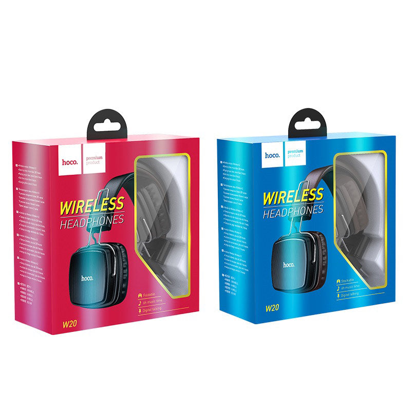 Headphones “W20 Gleeful” wireless and wired with mic