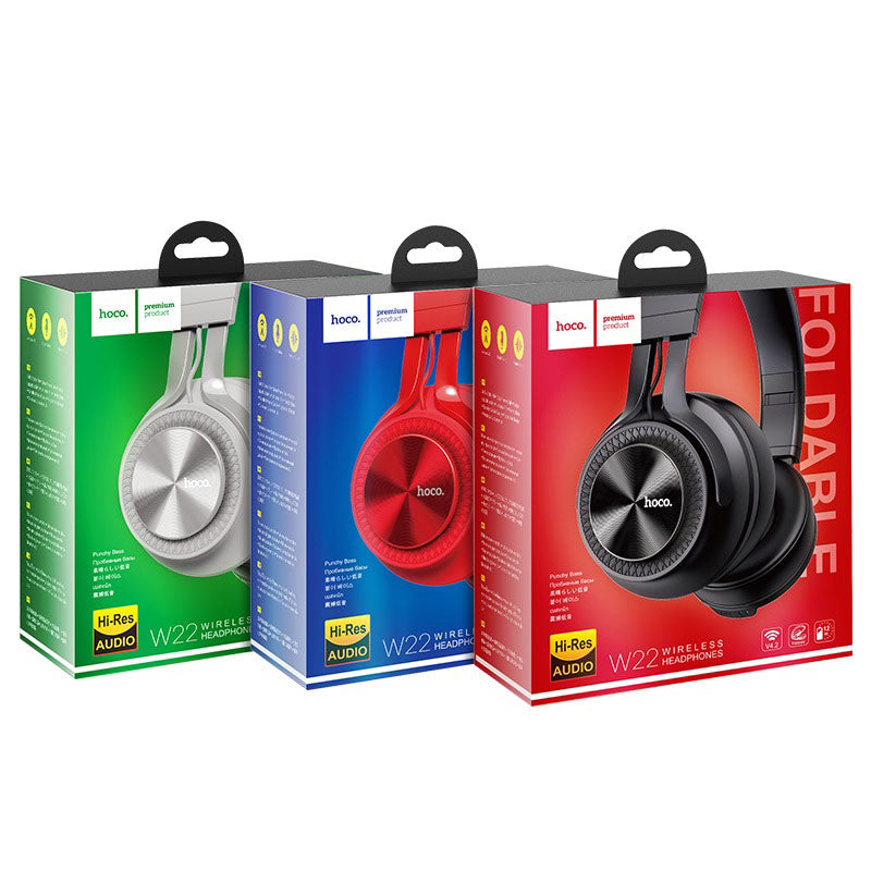 Headphones “W22 Talent sound” wireless and wired with mic