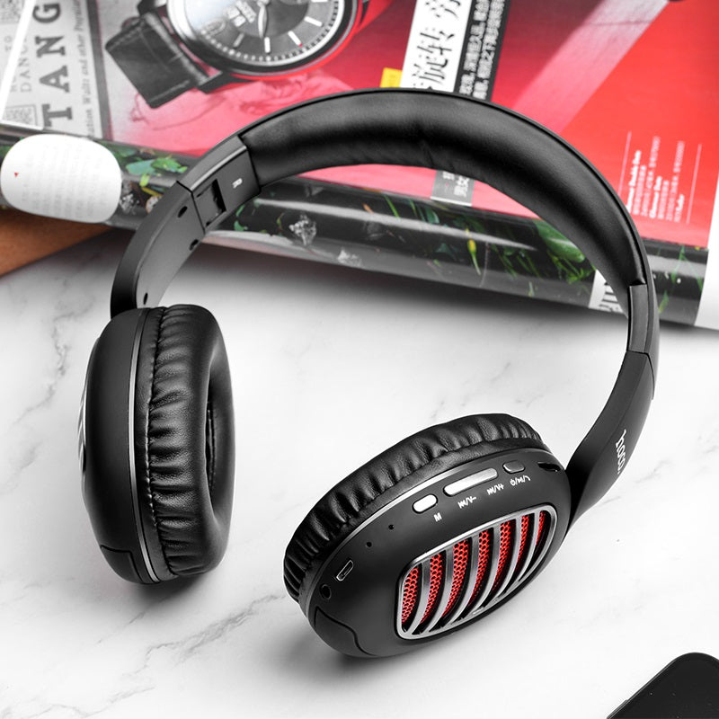 Headphones “W23 Brilliant” wireless and wired with mic