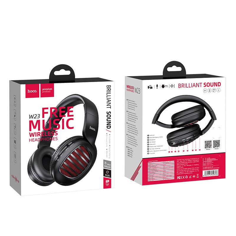 Headphones “W23 Brilliant” wireless and wired with mic