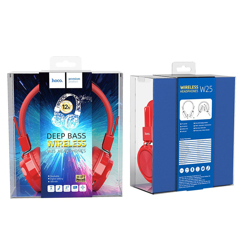 Headphones “W25 Promise” wireless and wired with mic