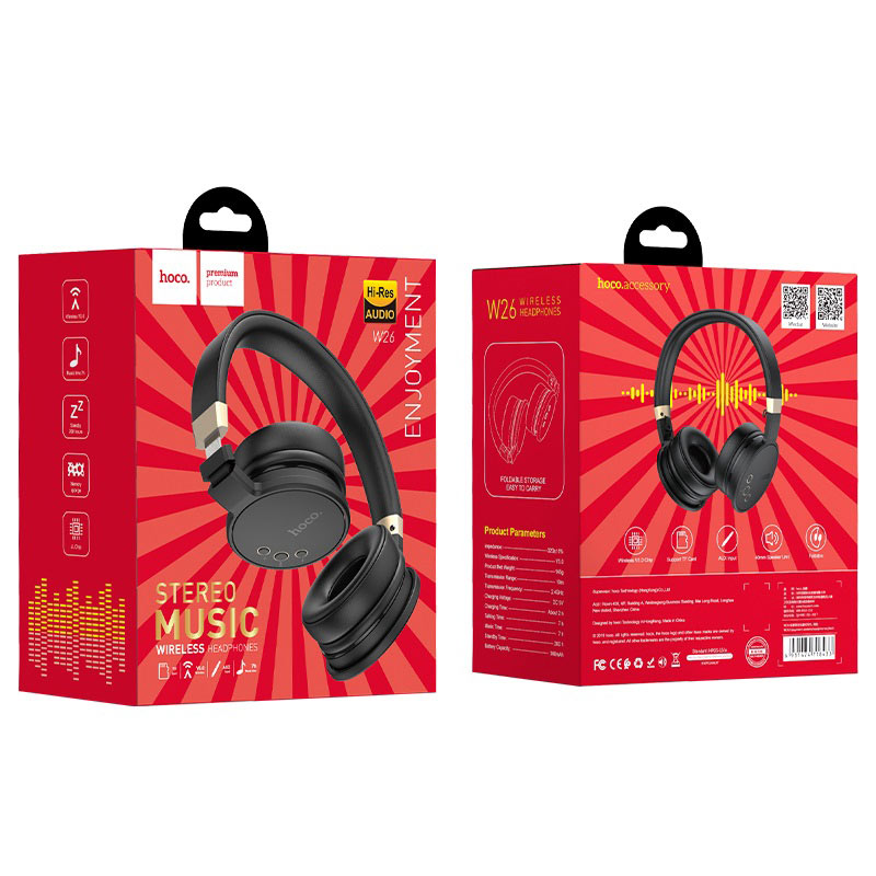 Headphones “W26 Enjoyment” wireless wired