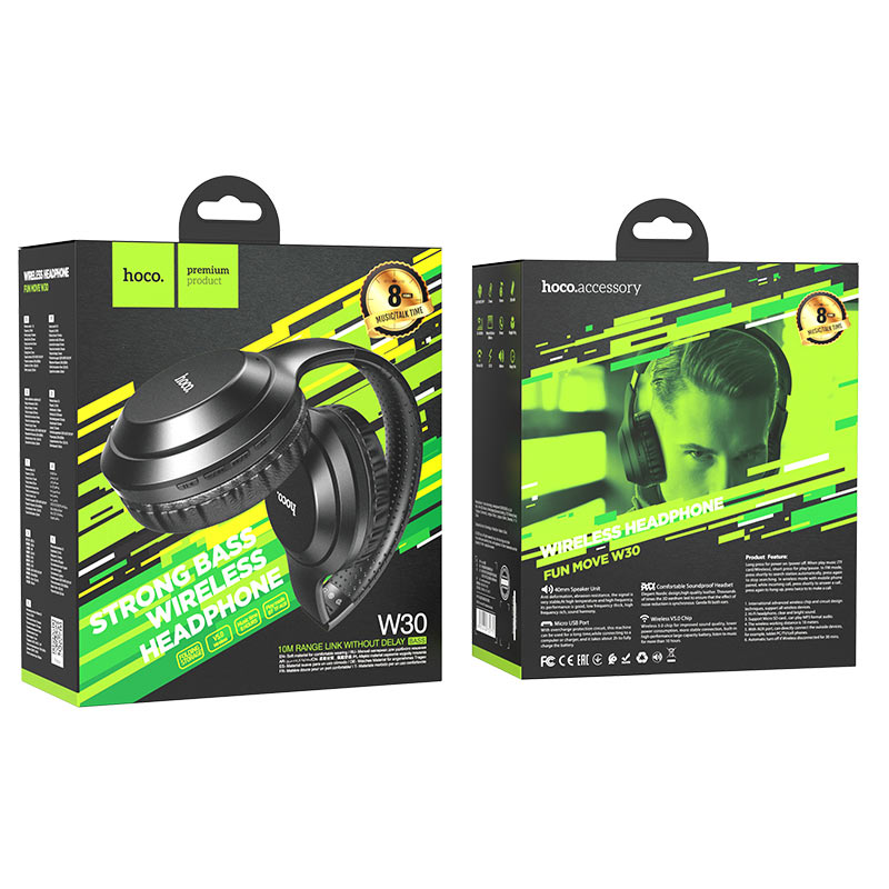 Headphones “W30 Fun move” wireless wired