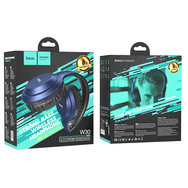 Headphones “W30 Fun move” wireless wired