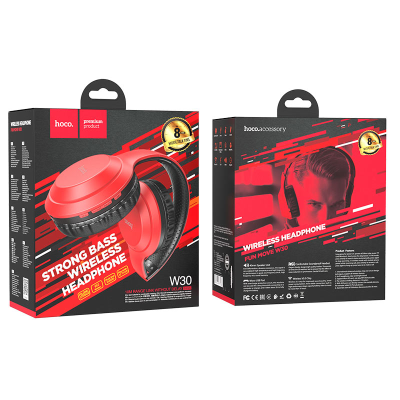 Headphones “W30 Fun move” wireless wired