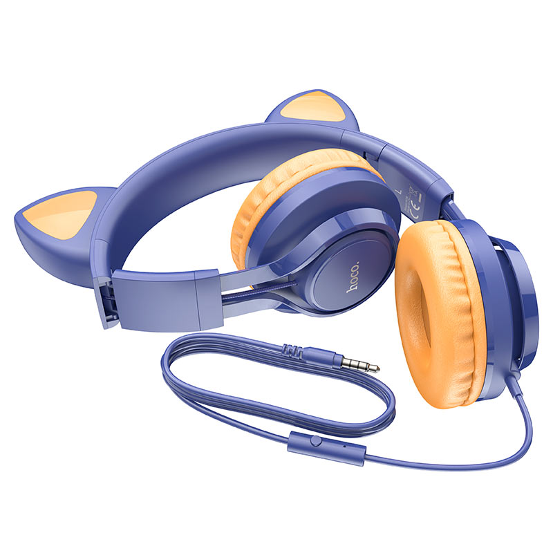 Headphones “W36 Cat ear” with mic