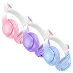 Headphones “W42 Cat Ears” wireless wired