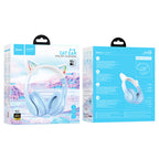 Headphones “W42 Cat Ears” wireless wired