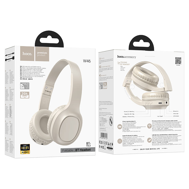 Headphones “W46 Charm” wireless wired