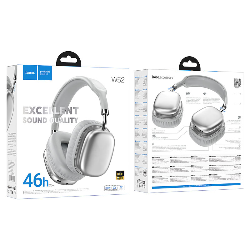 Headphones “W52 Wonderful” wireless and wired
