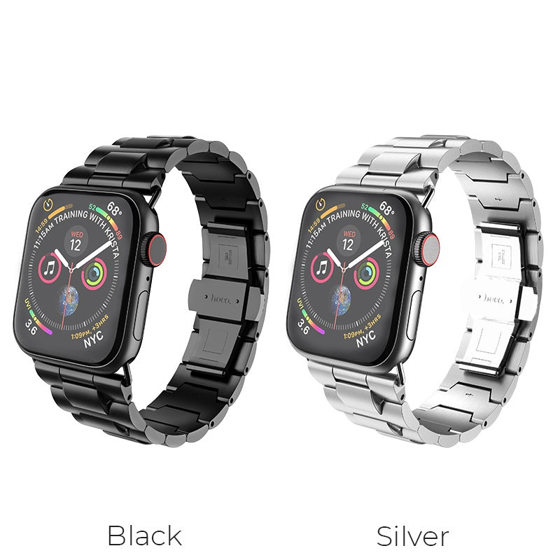Watchband for Apple Watch series 4 / 3 / 2 / 1 “WB03 Grand” 40 / 44mm stainless steel
