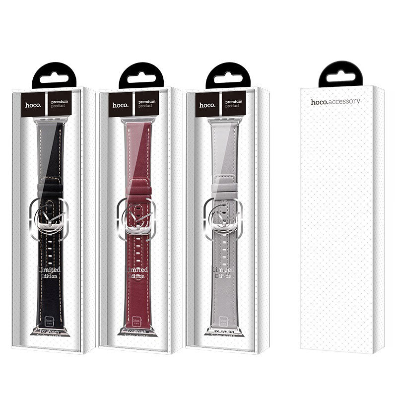 Watchband for Apple Watch series 4 / 3 / 2 / 1 “WB04 Duke series” 40 / 44mm leather