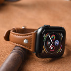 Watchband for Apple Watch series 4 / 3 / 2 / 1 “WB05 Ocean wave” leather