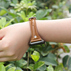 Watchband for Apple Watch series 4 / 3 / 2 / 1 “WB05 Ocean wave” leather