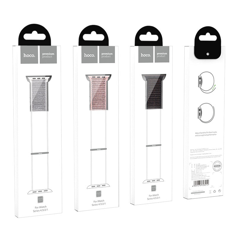 Watchband for Apple Watch series 4 / 3 / 2 / 1 “WB06 Tortuous” nylon