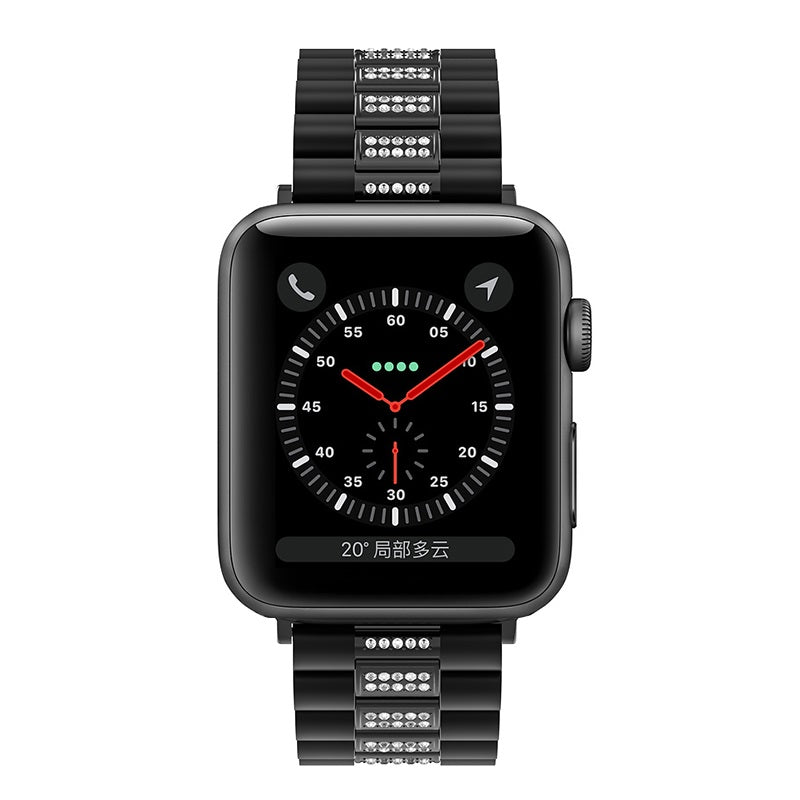 Watchband for Apple Watch Series 1 / 2 / 3 / 4 “WB08 Shining” stainless steel