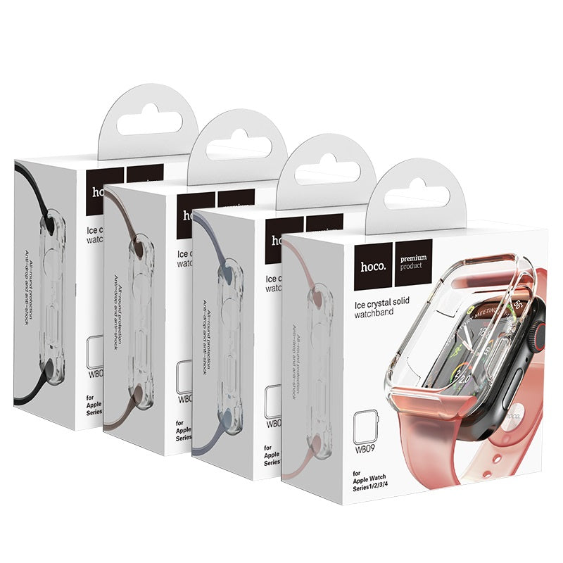 Watchband for Apple Watch series 4 / 3 / 2 / 1  “WB09 Ice crystal” TPU