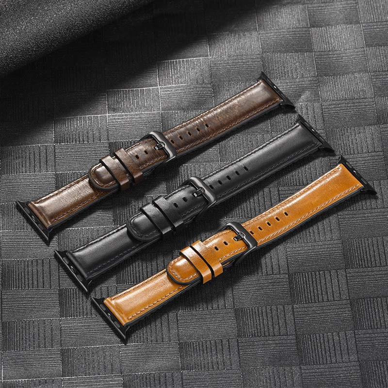 Watchband for Apple Watch Series 1 / 2 / 3 / 4 / 5 “WB18 Fenix” leather