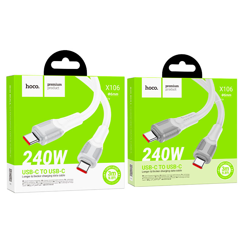 Cable Type-C to Type-C “X106 Big bull” PD 240W fast charge