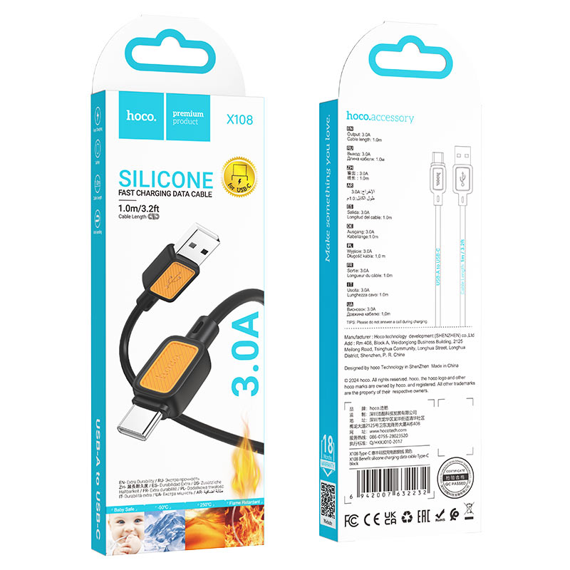 Cable USB to Type-C “X108 Benefit”