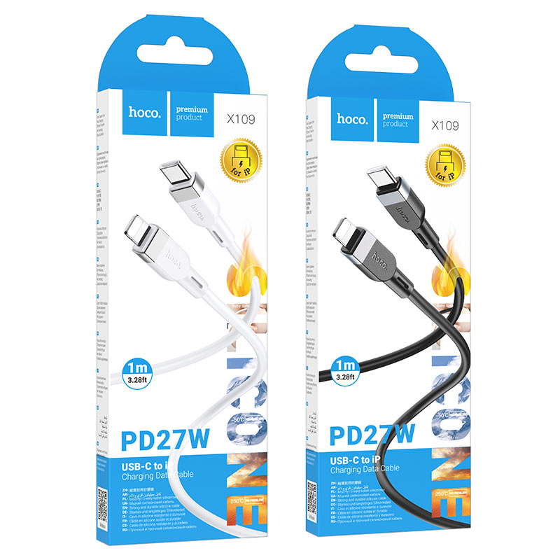 Cable Type-C to iP “X109 Energy” PD 27W fast charge