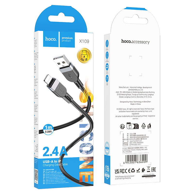 Cable USB to iP “X109 Energy”