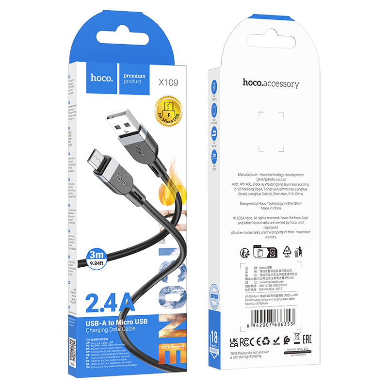 Cable USB to Micro-USB “X109 Energy”