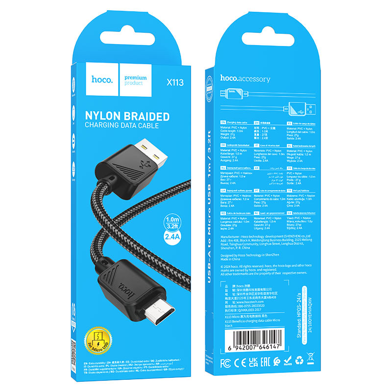 Cable USB to Micro-USB “X113 Beneficio”