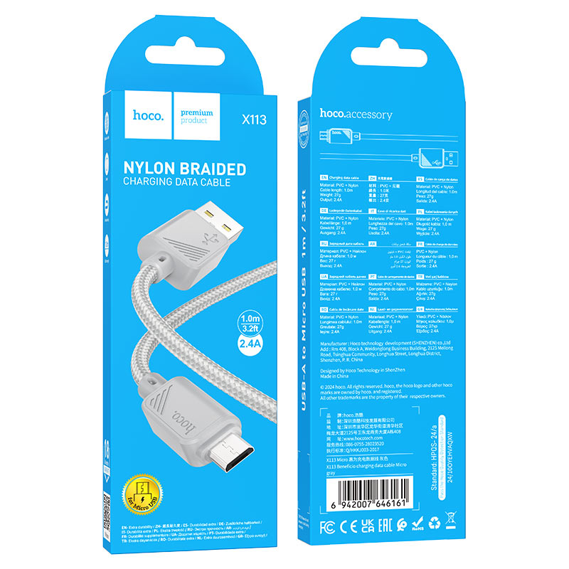 Cable USB to Micro-USB “X113 Beneficio”