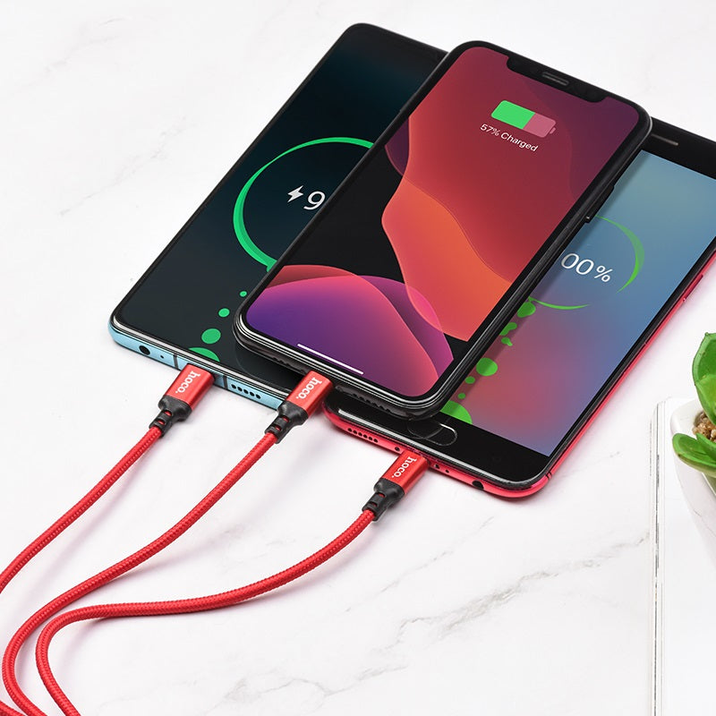 Cable 3-in-1 “X14 Times speed” for charging