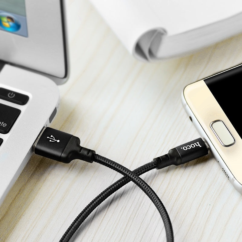 Cable USB to Micro-USB “X14 Times speed” charging data sync canned package