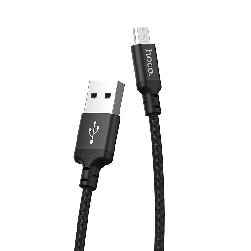 Cable USB to Micro-USB “X14 Times speed” charging data sync canned package