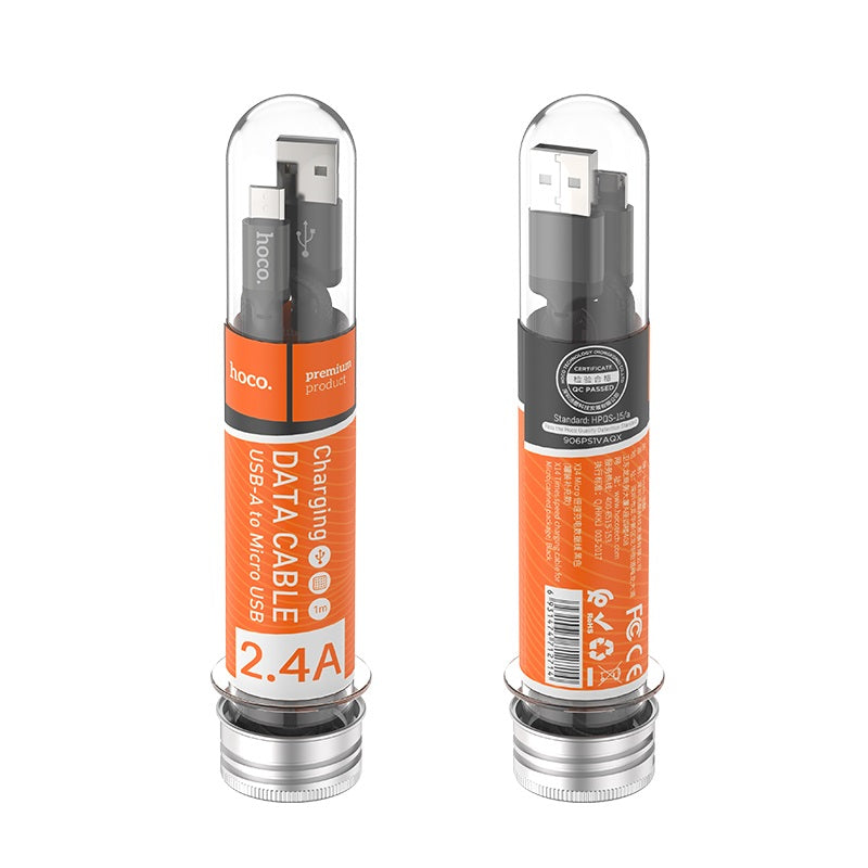 Cable USB to Micro-USB “X14 Times speed” charging data sync canned package