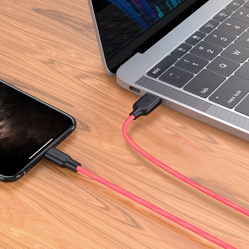 Cable USB to Lightning “X21 Plus fluorescent” charging data sync