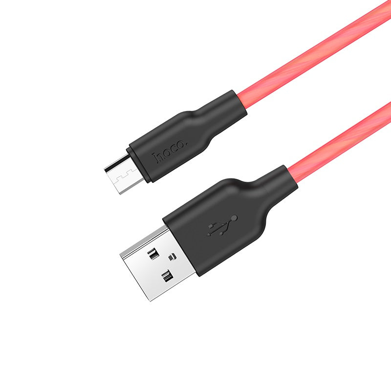 Cable USB to Micro-USB “X21 Plus fluorescent” charging data sync