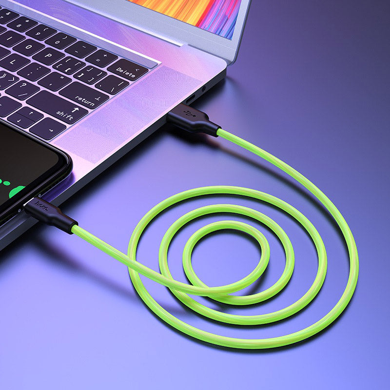 Cable USB to Micro-USB “X21 Plus fluorescent” charging data sync