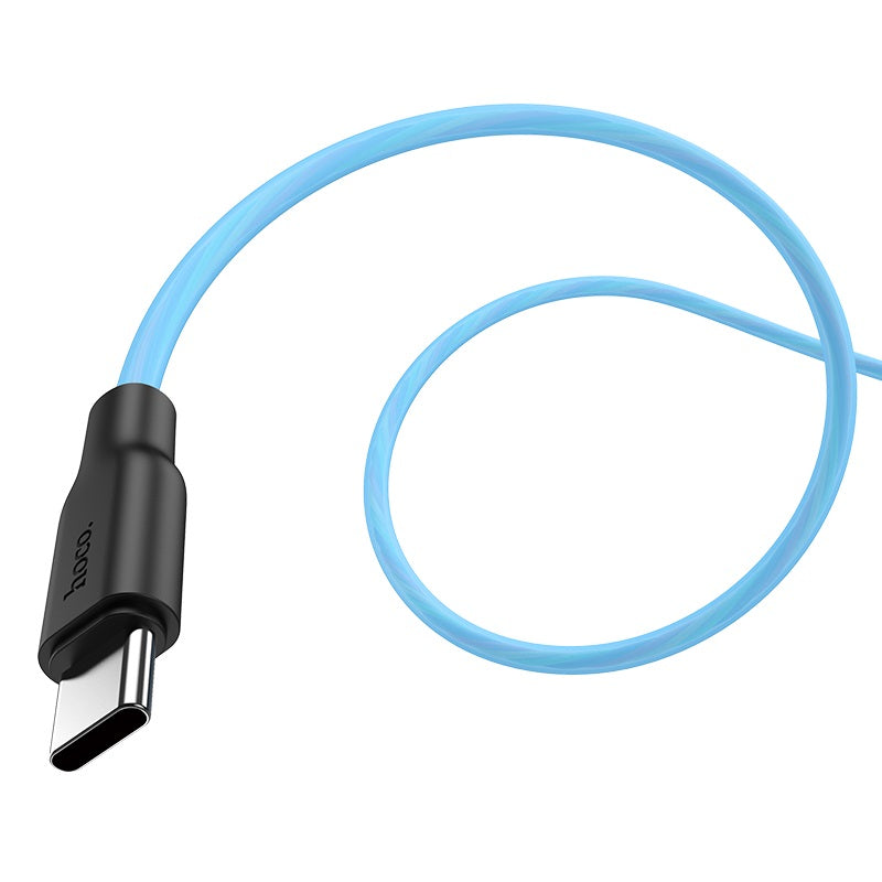 Cable USB to Type-C “X21 Plus fluorescent” charging data sync
