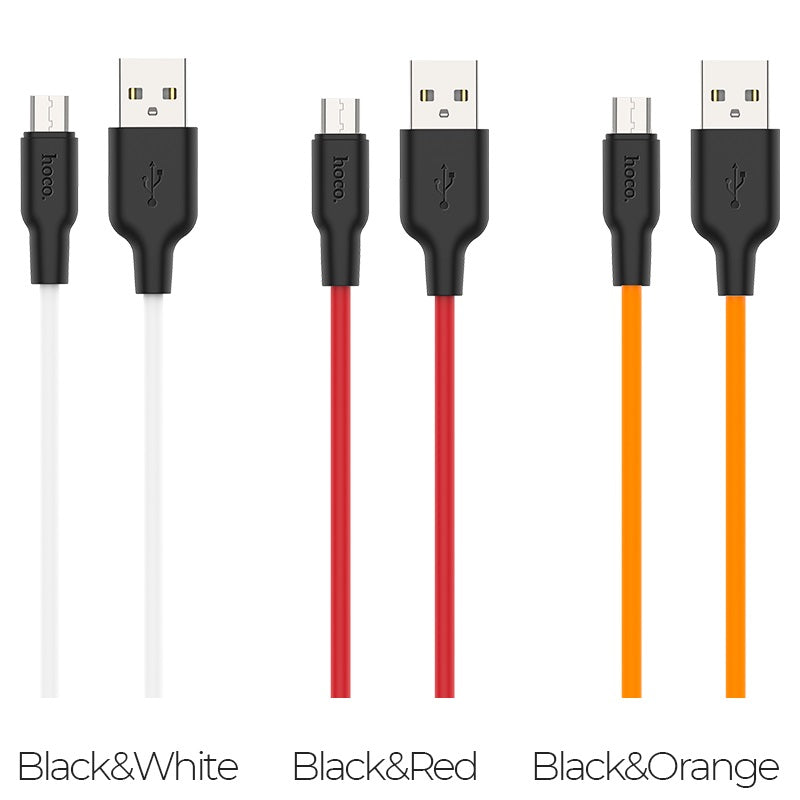 Cable USB to Micro-USB “X21 Plus” charging data sync 1m / 2m