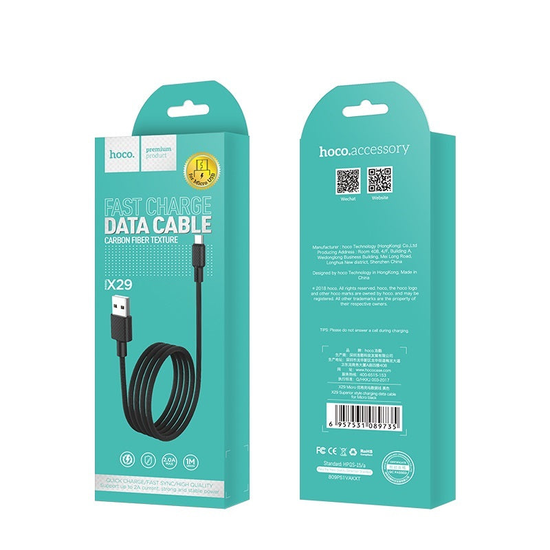 Cable USB to Micro-USB “X29 Superior style” charging data sync