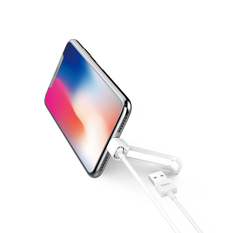 Cable USB to Lightning “X31” charging data sync with holder