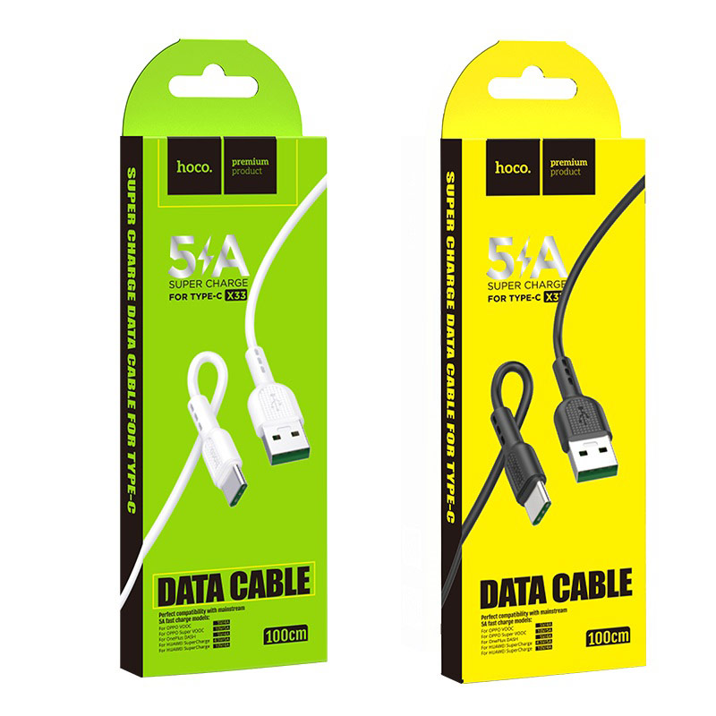 Cable USB to Type-C 5A “X33 Surge” charging data sync