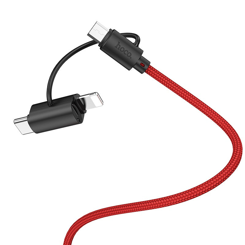 Cable 3-in-1 “X41 Multi-way” charging data sync