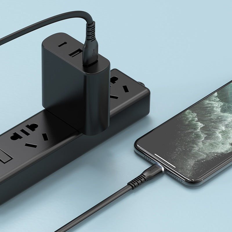 Cable USB to Lightning “X44 Soft silicone” charging data sync