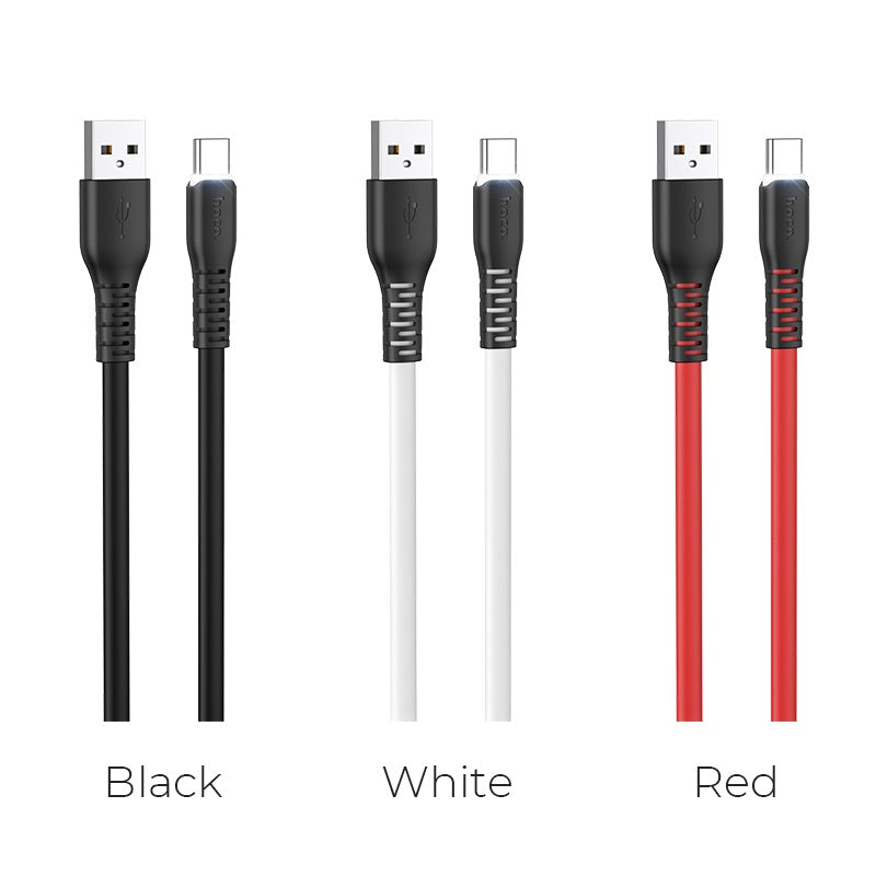 Cable USB to Type-C “X44 Soft silicone” charging data sync