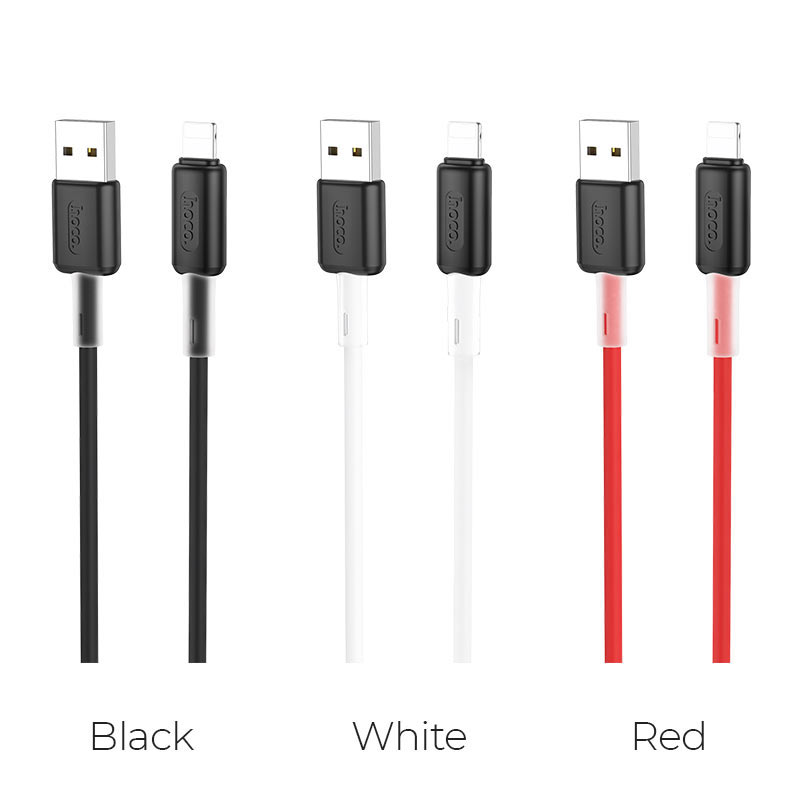 Cable USB to Lightning “X48 Soft Silicone” charging data sync