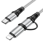 Cable 2-in-1 “X50 Exquisito PD” 60W charging data sync