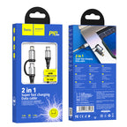 Cable 2-in-1 “X50 Exquisito PD” 60W charging data sync