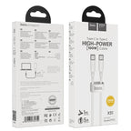 Cable Type-C to Type-C “X51 High-power” 100W charging data sync